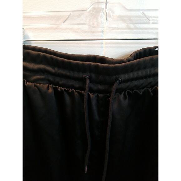 Puma Women's Y2K Black/ Hot Pink Striped Satin Jogger Pants Size XXL - Picture 3 of 11